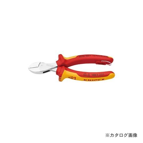 クニペックス KNIPEX 7306-160TBK 絶縁コンパクトニッパー 落下防止 BK
