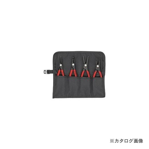 クニペックス KNIPEX 001957V01 精密スナップリングプライヤーセット 4本組