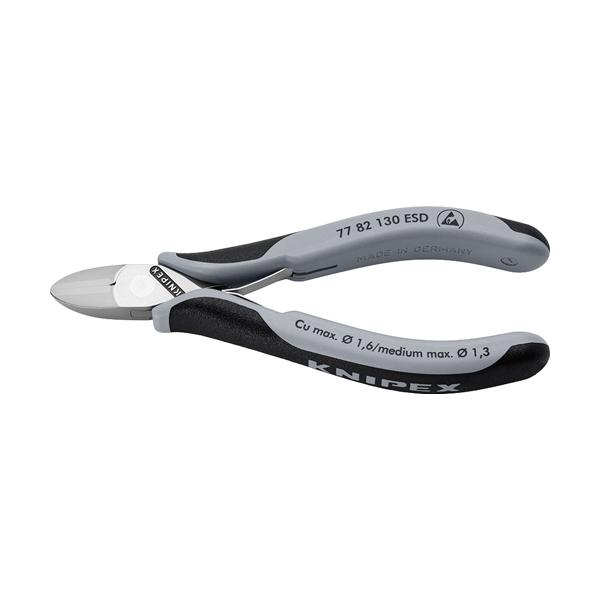 クニペックス KNIPEX 77 82 130 ESD 精密用ニッパー 静電気対策タイプ 130mm...