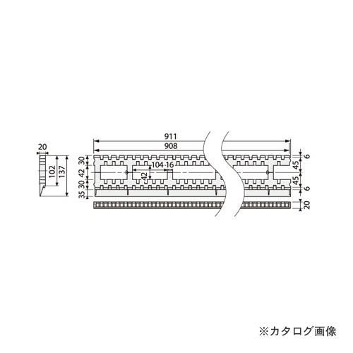 城東テクノ Joto モルタル止付キソパッキンロング 137×911×20mm ブラック (20本)...