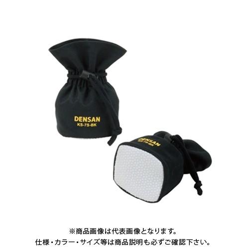 デンサン DENSAN キャタツソックス（巾着スリップレス） KS-7S-BK