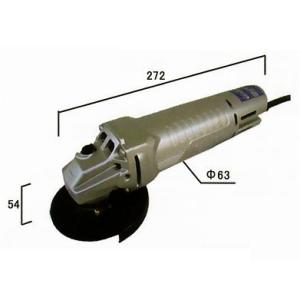 富士製砥 高周波アングルグラインダ 超軽量 砥石径 100mm HGC-250II