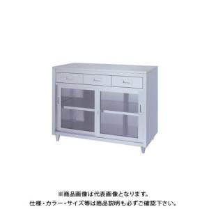 (送料別途)(直送品)シンコー ステンレス保管庫(一段式/引出付) 1200×450×950 LADG-12045(受注生産)｜plus1tools