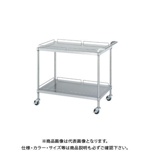 (送料別途)(直送品)シンコー ステンレスワゴン 900×600×800 M20-9060-U75