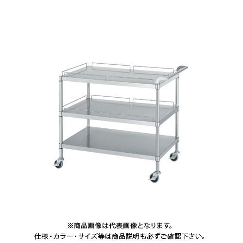 (送料別途)(直送品)シンコー ステンレスワゴン 750×450×800 M21-7545-U75
