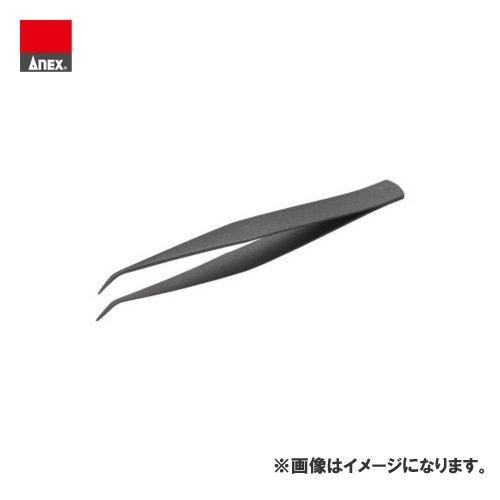 アネックス ANEX ピンセット 先曲125mm フッ素加工AAタイプ No.143