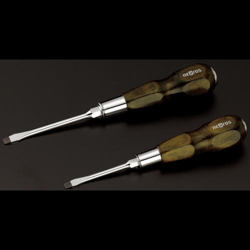 ネプロス KTC nepros 木柄ドライバ貫通タイプ(マイナス) ND3M-055