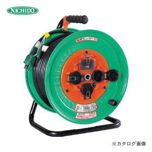 日動工業 100V 防雨・防塵型 電工ドラム (屋外型) 30m NW-EB33｜plus1tools