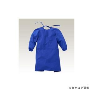 大中産業 フォーテック 袖付きエプロン ブルー 3Lサイズ FAP-501｜plus1tools