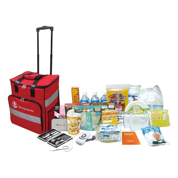BRAIN ブレイン ローラーバッグ防災サバイバル 38点セット BR-903N