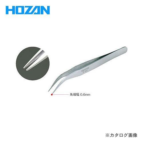 ホーザン HOZAN 先曲がりピンセット P-887
