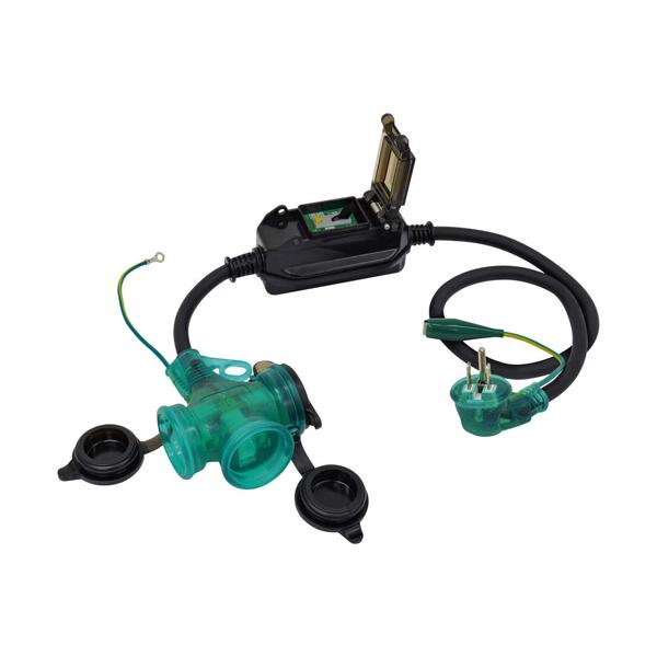 日動工業 防雨Lヘナポッキン延長ブレーカ 漏電保護専用 PBWL-EBT-S