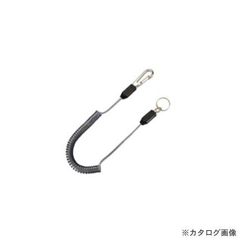 トップ工業 スリム四角コイルセーフティコード(ブラック) SFC-212SBK