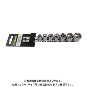 シグネット SIGNET 12135 3/8DR 7PC ショートソケットセット（6角）｜plus1tools