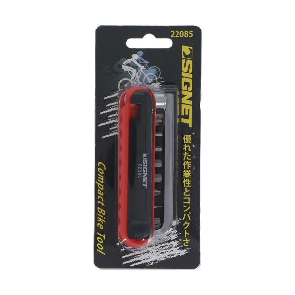 シグネット SIGNET 12PCS バイクツールセットmini レッド 22085
