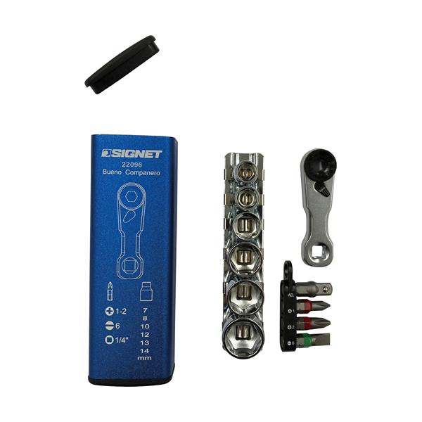 ウルトラショートスクエア ミニラチェセットブルー カラーケース ケース付き 11点セット 22096...