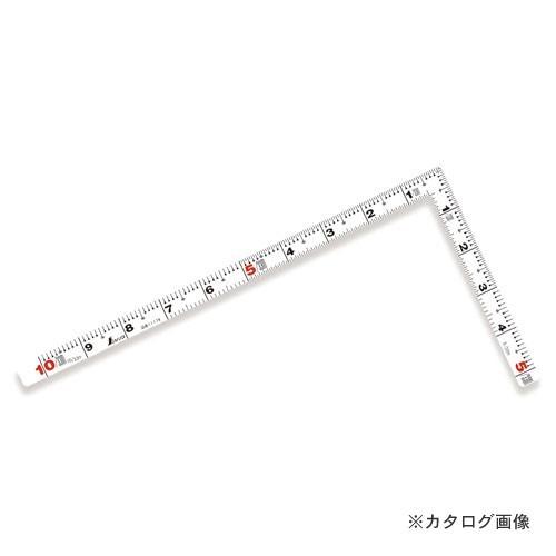 シンワ測定 曲尺平ぴた ホワイト 1尺 表裏同目 11174