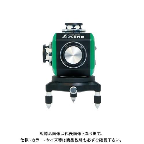 シンワ測定 レーザーロボ X line グリーン フルライン・地墨クロス 71608