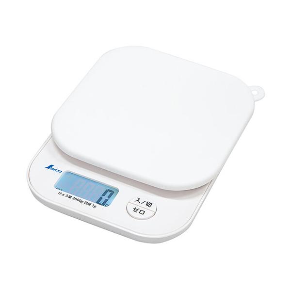 シンワ測定 デジタルはかり スモール 2000g シリコンカバー付 取引証明以外用 72975