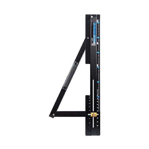 丸ノコ ガイド定規 たためる エルアングル Next 60cm 角度切断機能付 73122 シンワ測...