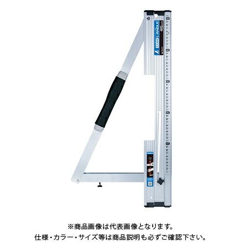 シンワ測定 丸ノコガイド定規 たためるエルアングル 45cm メートル目盛 78101