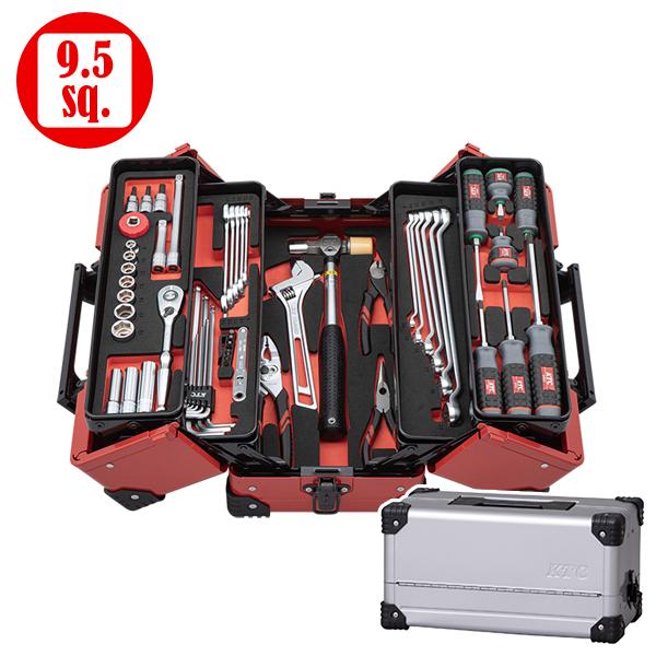 KTC SK3562WZ 工具セット (両開きメタルケースタイプ) [56点] シルバー SK356...