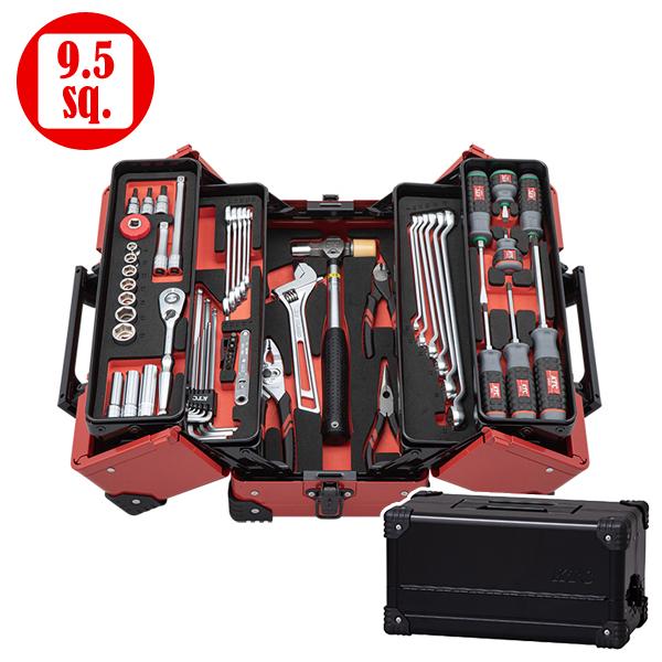 KTC SK3562WZGBK 工具セット (両開きメタルケースタイプ) [56点] ブラック SK...