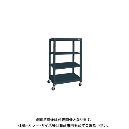 直送品 サカエ スチールラック(キャスター付・ゴム車) SLN-9054RD
