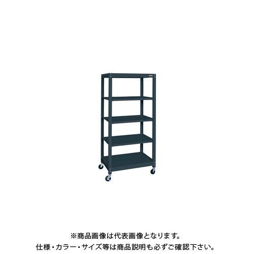 直送品 サカエ スチールラック(キャスター付・ゴム車) SLN-9055RD