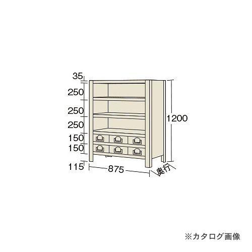 運賃見積り 直送品 サカエ SAKAE 物品棚KW型 KW8126-6