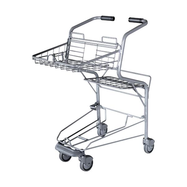 かご3 個載せショッピングカート 大和産業 PVN985E-C100 送料別途 直送品