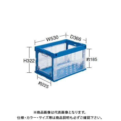 運賃見積り 直送品 サカエ オリコン扉付 50B2TM