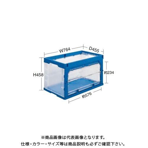 運賃見積り 直送品 サカエ オリコン扉付 135B1TM