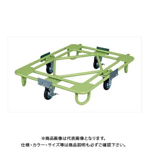 (運賃見積り)(直送品)サカエ SAKAE 自在移動回転台車 W1000×D800 グリーン RB-...