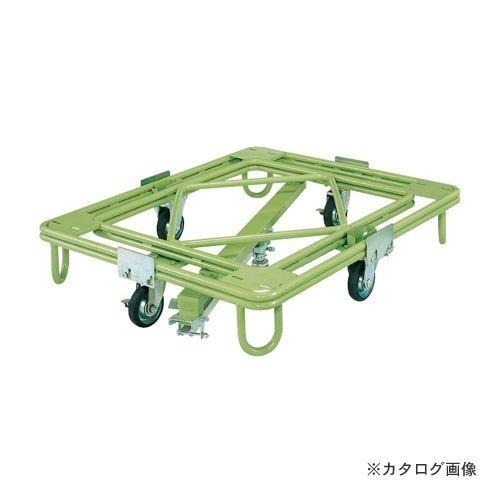 直送品 サカエ SAKAE 自在移動回転台車 中重量型 センターベース付 RC-1KG
