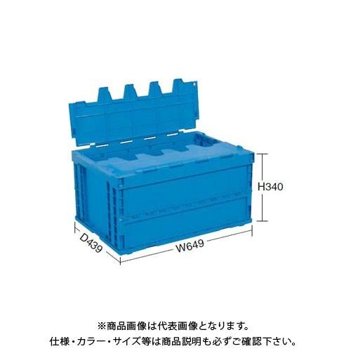 運賃見積り 直送品 サカエ オリタタミコンテナー P75BS