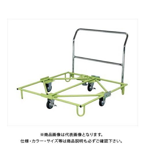 (運賃見積り)(直送品)サカエ SAKAE 樹脂パレット台車(フロアストッパー・取手付) W1105...