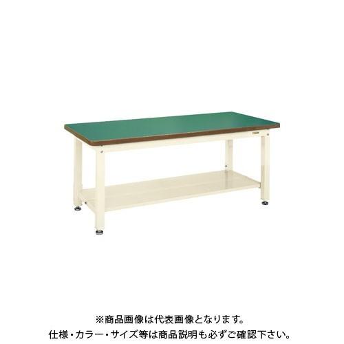 直送品 サカエ 重量作業台KWタイプ中板2枚付 KWF-188T1I