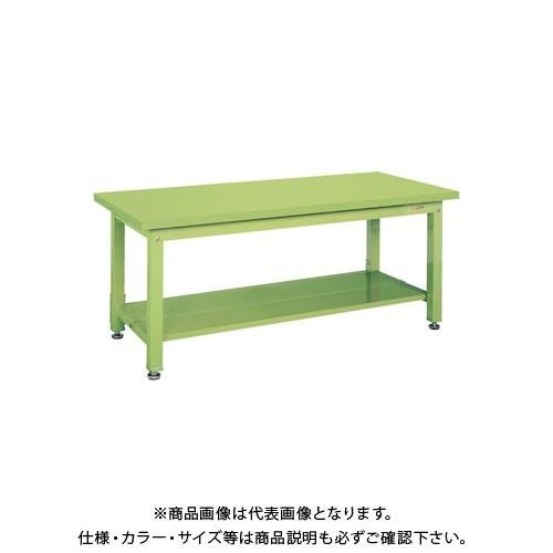 直送品 サカエ 重量作業台KWタイプ中板2枚付 KWS-158T1