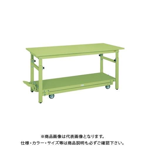 直送品 サカエ ペダル昇降移動式作業台・軽量TKKタイプ TKK-127SPD