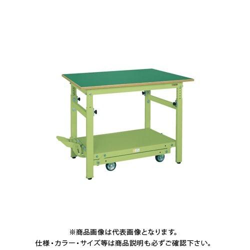 直送品 サカエ ペダル昇降移動式作業台・軽量TKKタイプ TKK-187FPD