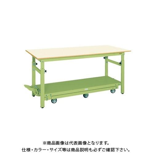 直送品 サカエ ペダル昇降移動式作業台・軽量TKKタイプ TKK-187Q6PDIG