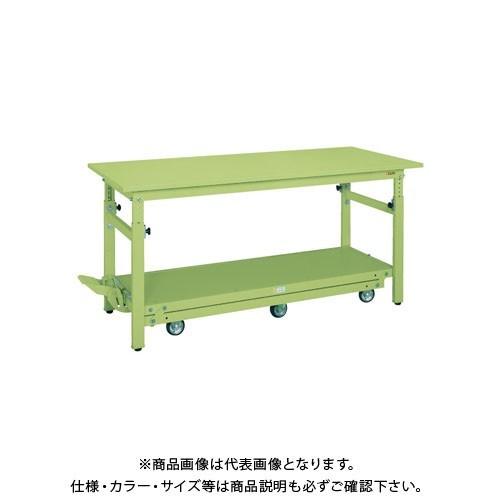 直送品 サカエ ペダル昇降移動式作業台・軽量TKKタイプ TKK-187Q6SPD