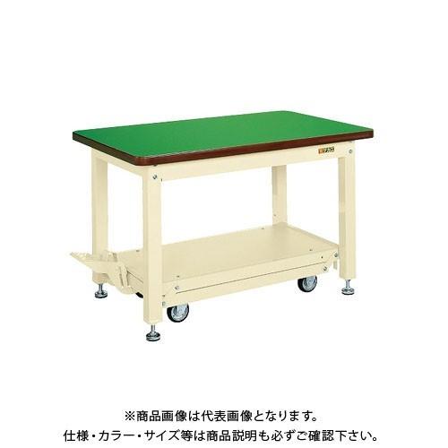 直送品 サカエ 重量作業台KWCタイプ・ペダル昇降移動式 KWCF-158Q6