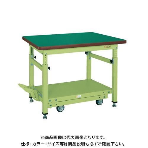 直送品 サカエ ペダル昇降移動式作業台・重量TKWタイプ TKW-188FD