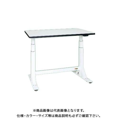 (直送品)サカエ SAKAE 電動昇降作業台(中量タイプ) ポリエステル天板(パールホワイト) 12...