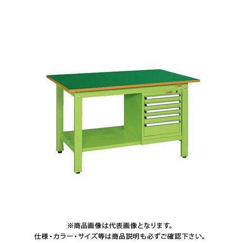 直送品 サカエ 軽量作業台KKタイプ スモールキャビネット付 KK-59FSL5