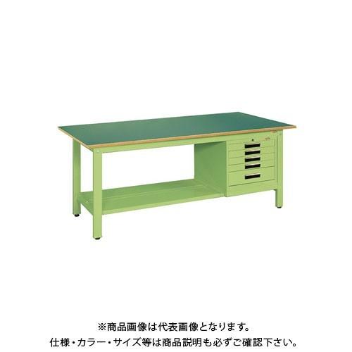 直送品 サカエ 軽量作業台KKタイプ SVEキャビネット付 KK-59FSVE5