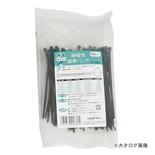 三共 GA 結束バンド (クロ) 100入 B2510