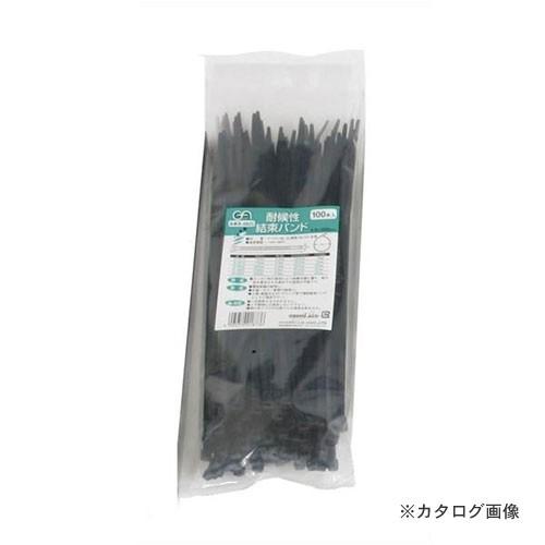 三共 GA 結束バンド (クロ) 100入 B4825